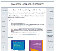 Tablet Screenshot of geogebrainstitut.se